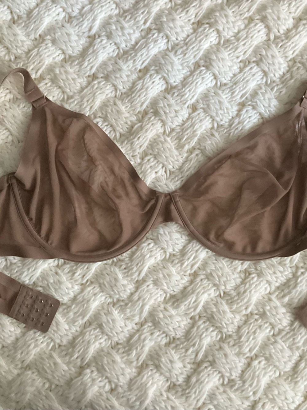 CUUP Underwire Bra in Taupe Brown, The Plunge, 44E